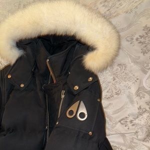 Mens Moose Knuckles Q3 fur jacket